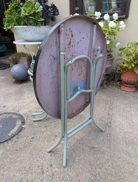 Pair Of Stak A Bye Chairs And Fold A Bye Table Made By Sebel   Mid Century Design   1940s photo Garden Furniture