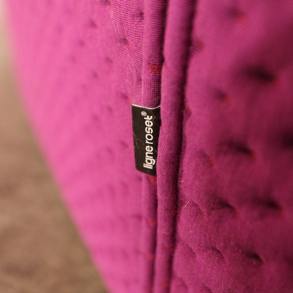 photo for sale Ligne Roset High Back Magenta Ploum Sofa By Ronan & Erwan Bouroullec