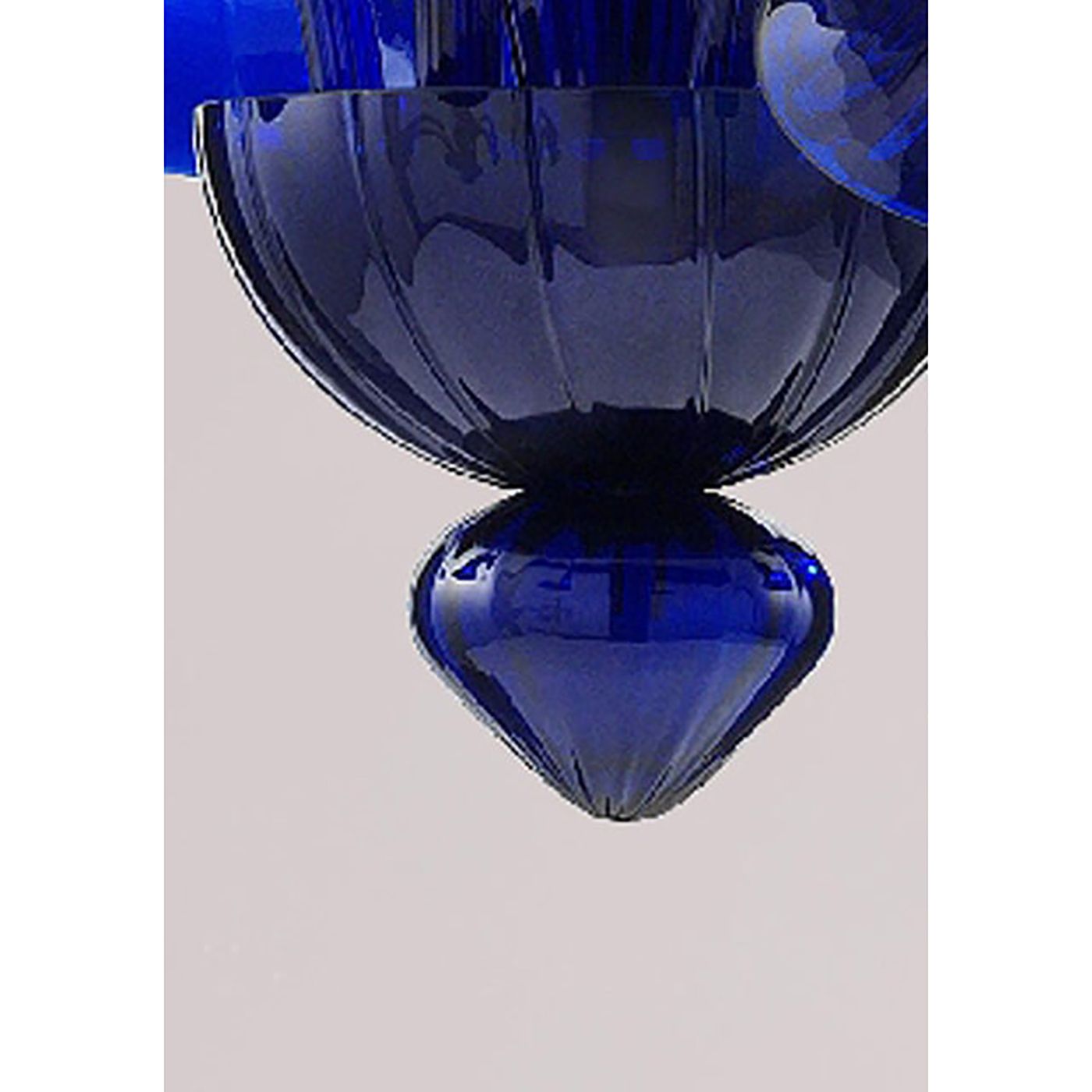 Contemporary Translucent Azzurre Murano Style Glass Chandelier photo furniture