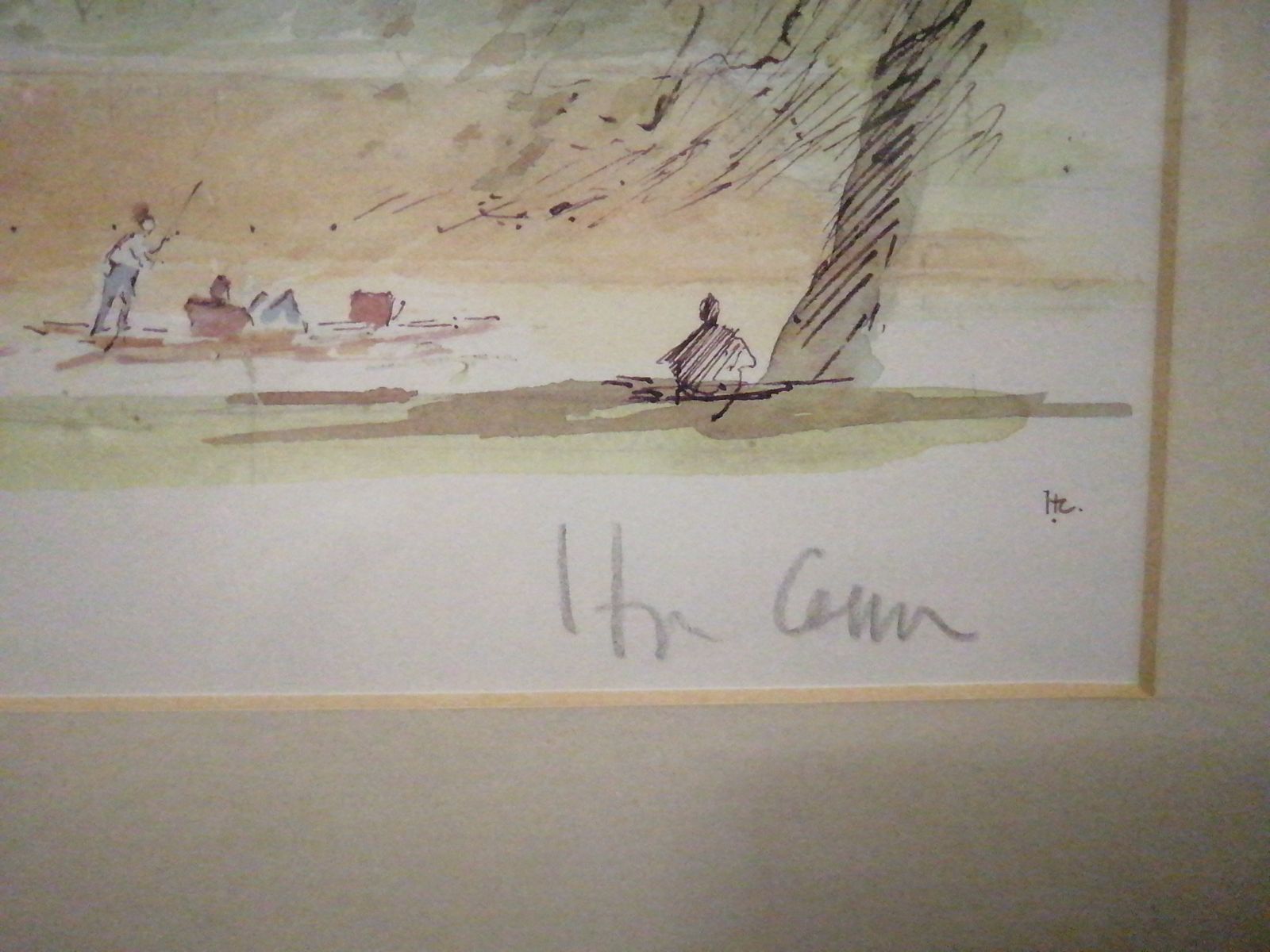 Signed Hugh Casson Limited Print Of Clare College, The West Front, 1989, 65/500 photo Art