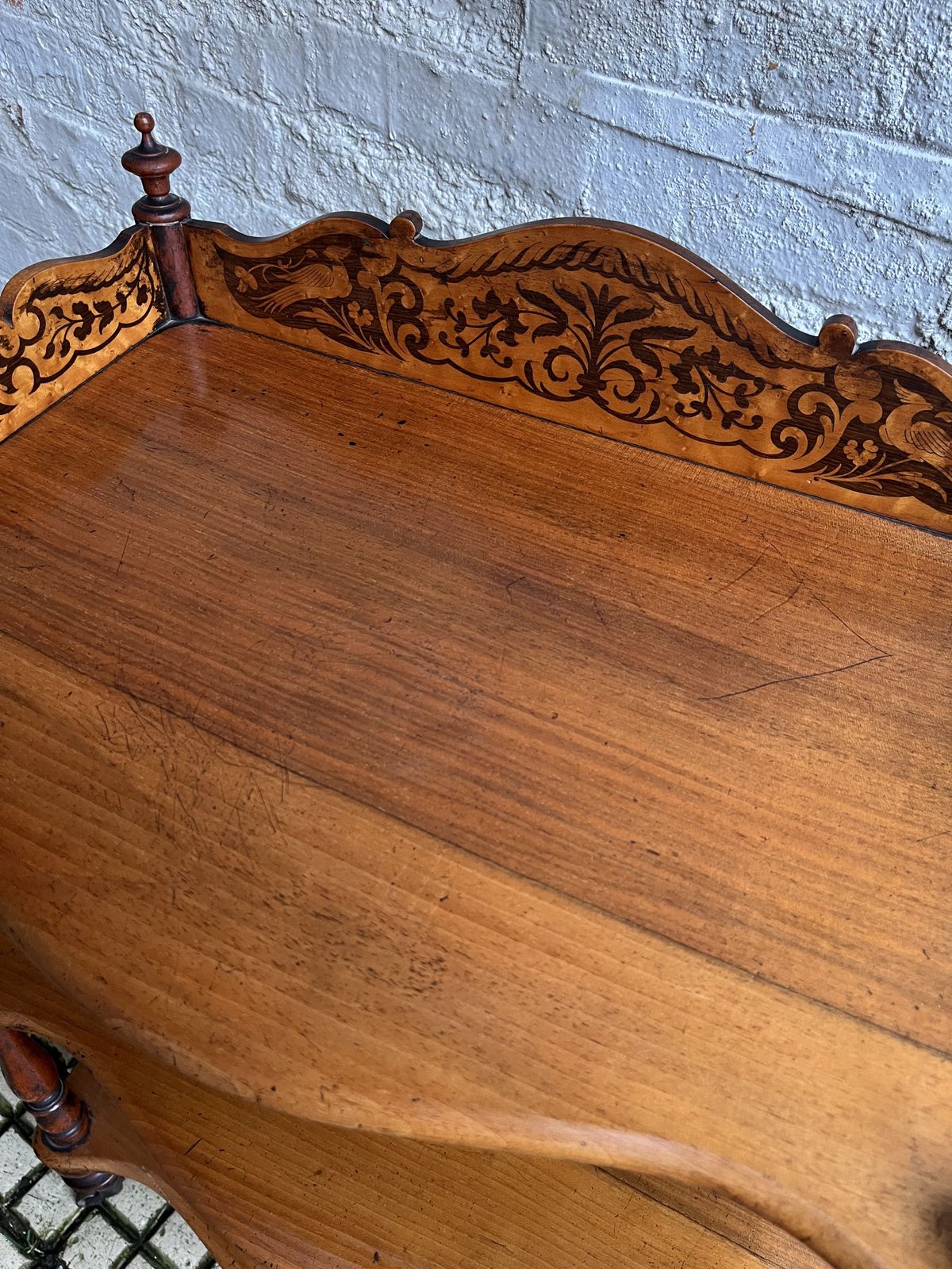 Pretty Victorian Mahogany Whatnot Shelves photo vinterior