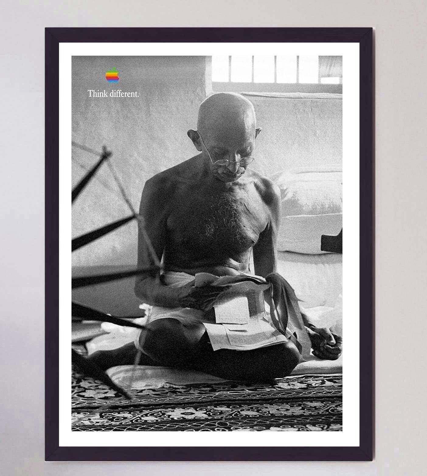 Apple Think Different   Mahatma Gandhi Original Vintage Poster photo furniture
