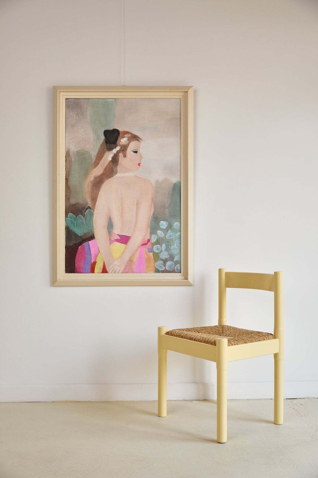 Marie Laurencin Inspired Girl With Colourful Skirt