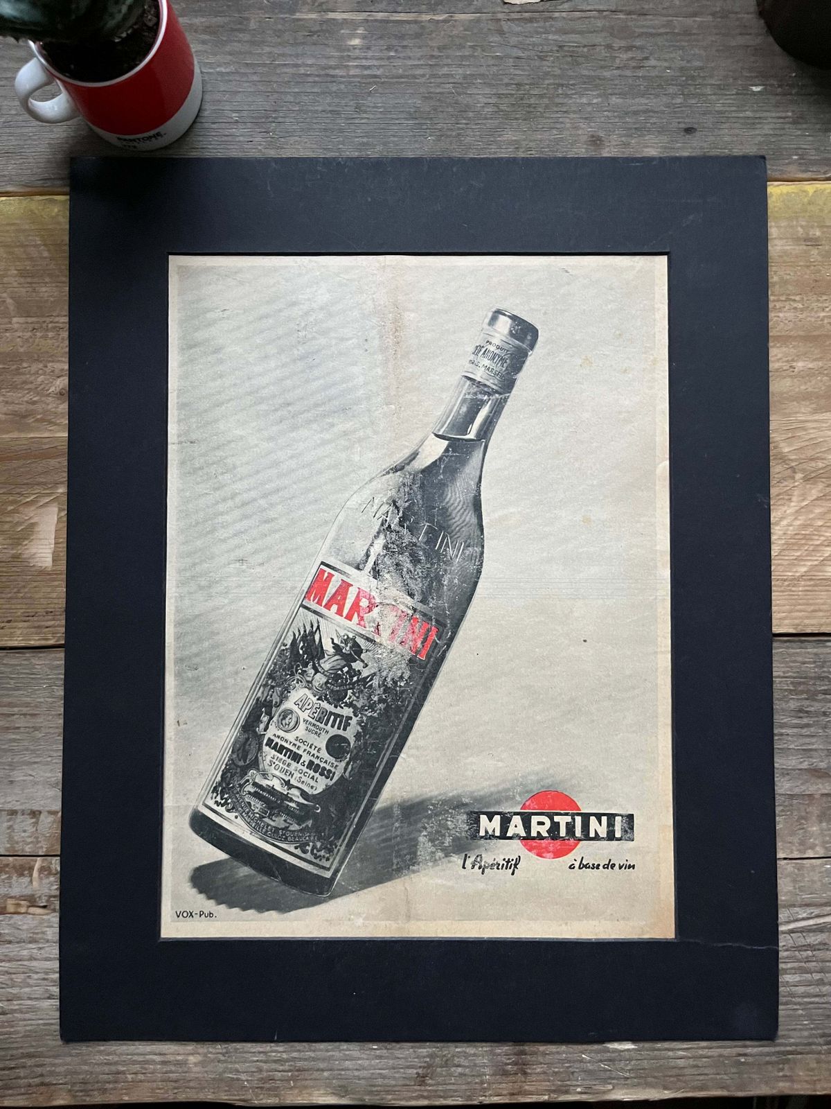 Vintage Martini Advertising Print  1950s photo for sale