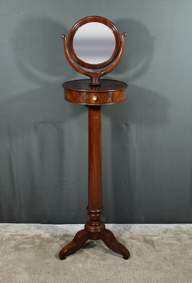 Solid Mahogany Barber Shop, Restoration Period – Early 19th Century