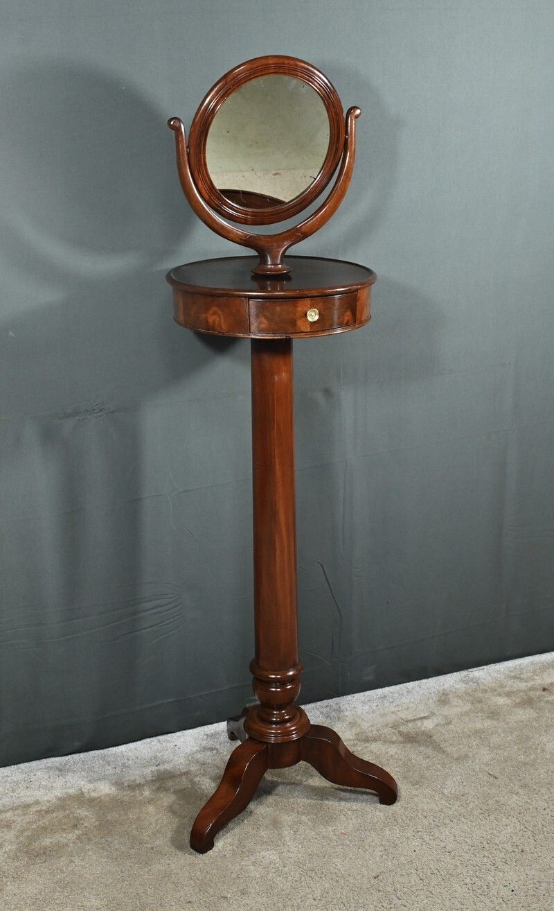 Solid Mahogany Barber Shop, Restoration Period – Early 19th Century photo for sale