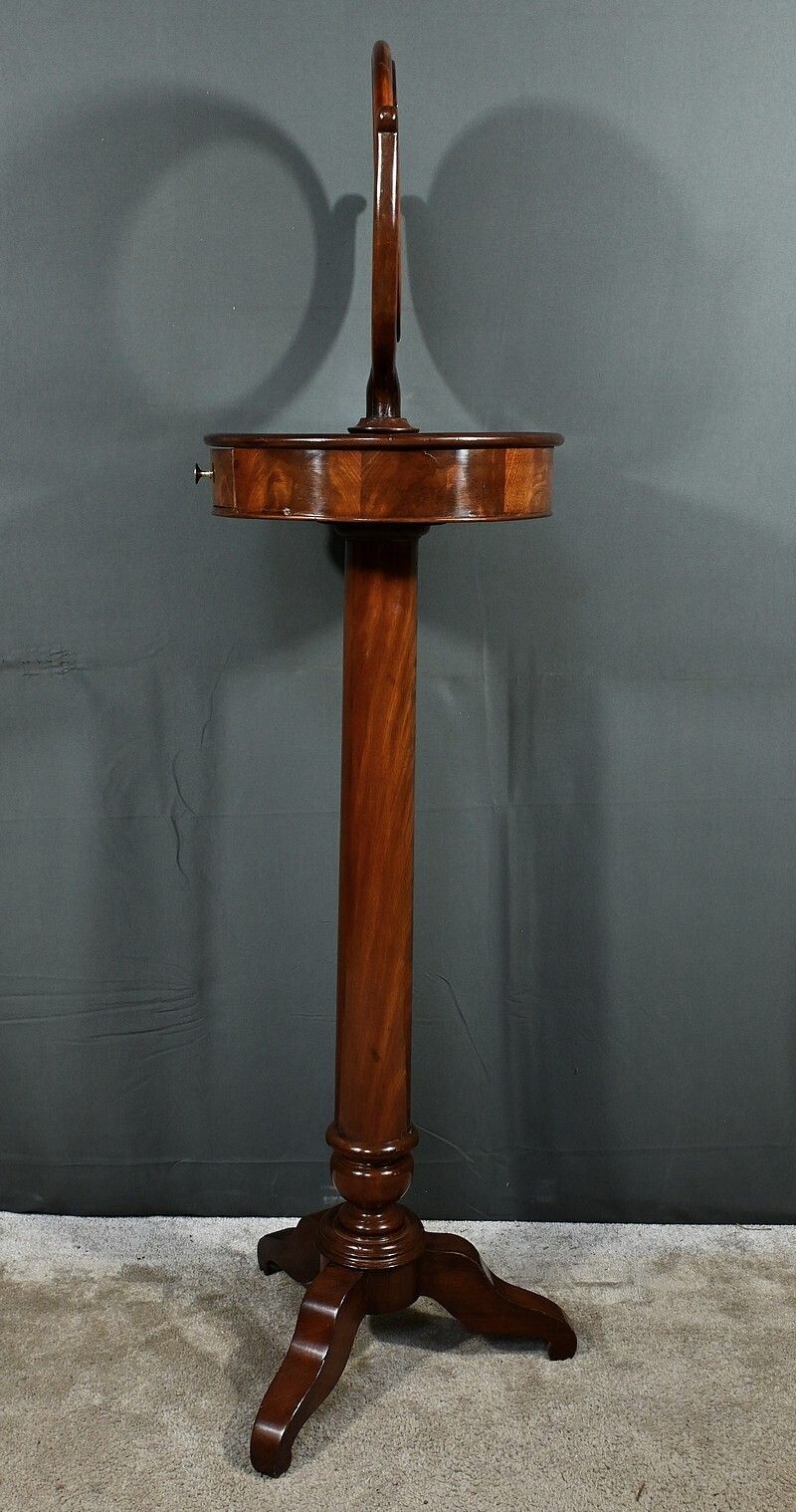 photo buy Solid Mahogany Barber Shop, Restoration Period – Early 19th Century
