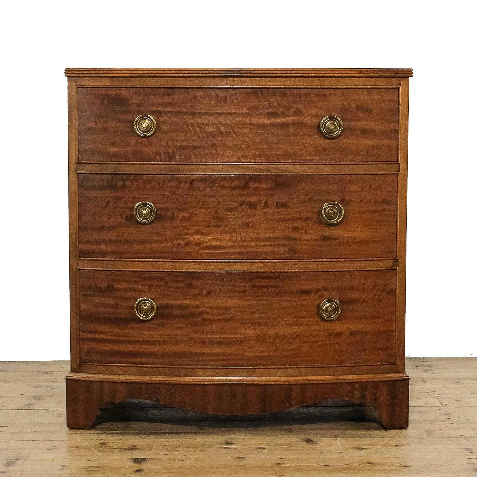 Georgian Style Mahogany Bow Front Chest Of Drawers | Antique Storage | Bedroom Drawers | Antique Chest Of Drawer photo furniture