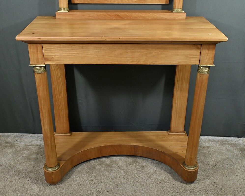 Furniture Solid Cherry Hairdresser, Empire Style   Early 19th photo