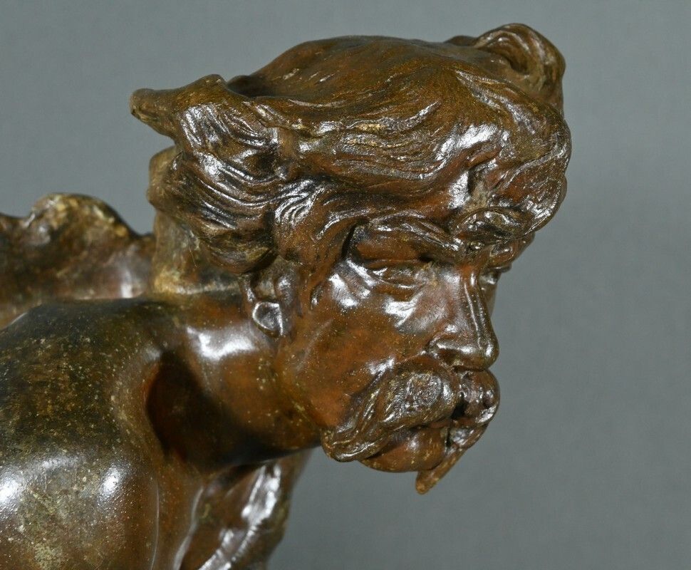 Important Regulates Mounted In "Pirate On The Lookout" Lamp, A. Foretay   Early Twentieth photo buy