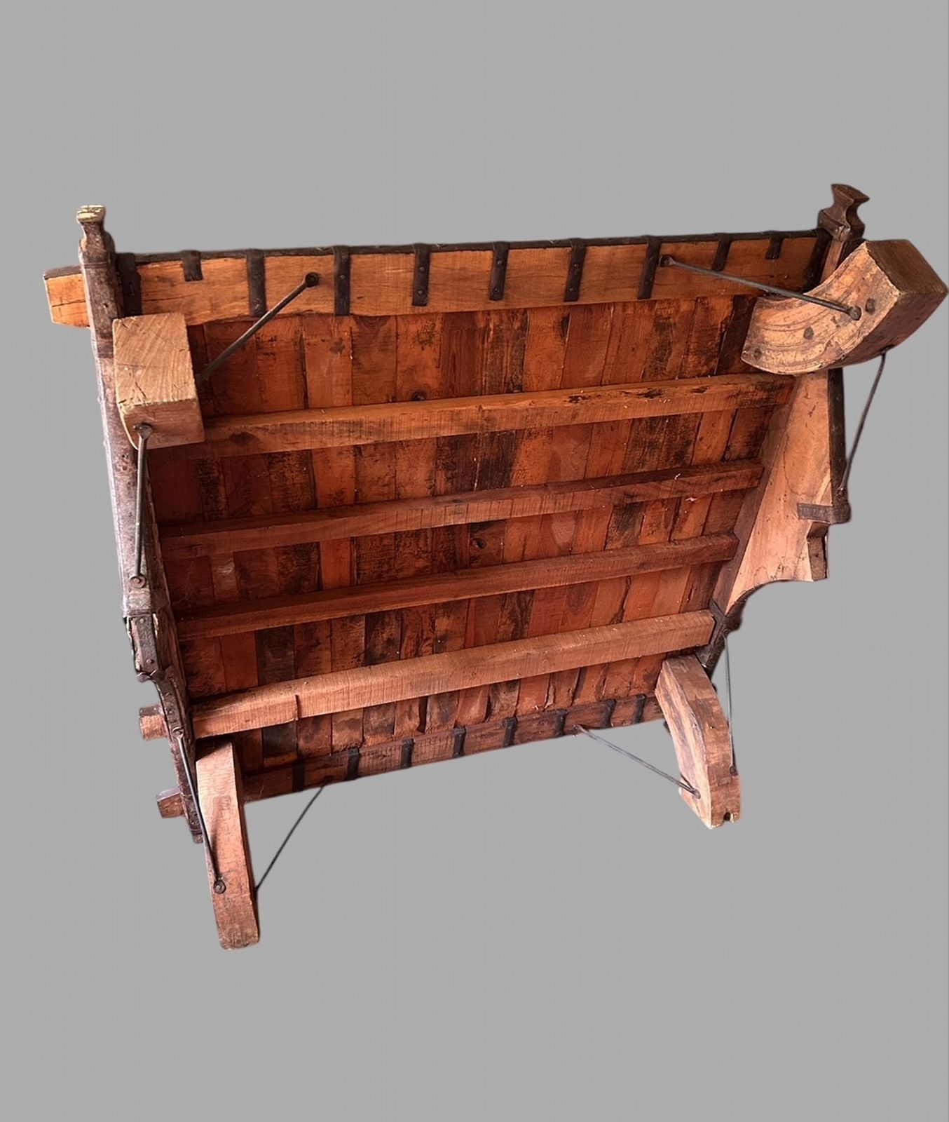 photo furniture A Largish Attractive Indian Ox Cart Coffee Table