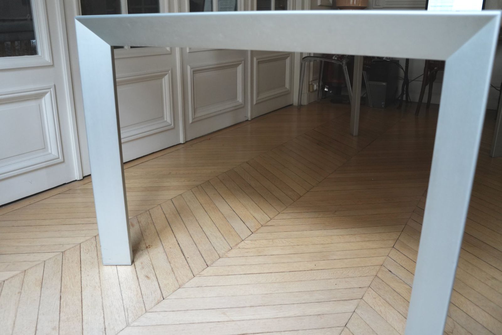 Very Large Modern Italian Extendable Dining Table (260 Cm) Nori Model By Bartoli Design For Kristalia. photo vinterior