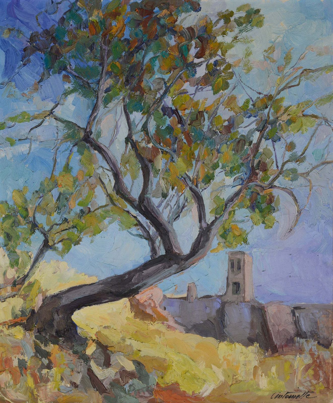 The Leaning Tree Of Sitges   Antoinette Patoechi