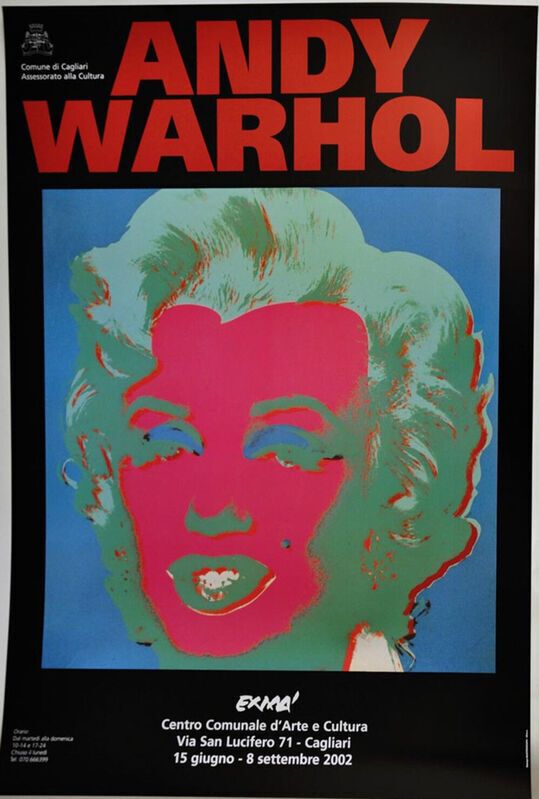 Andy Warhol Exma Original Authentic Poster, 2002