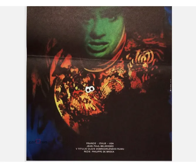 photo vinterior Jean Paul Belmondo Collection 4 X Movie Posters Original Czech Poster Design