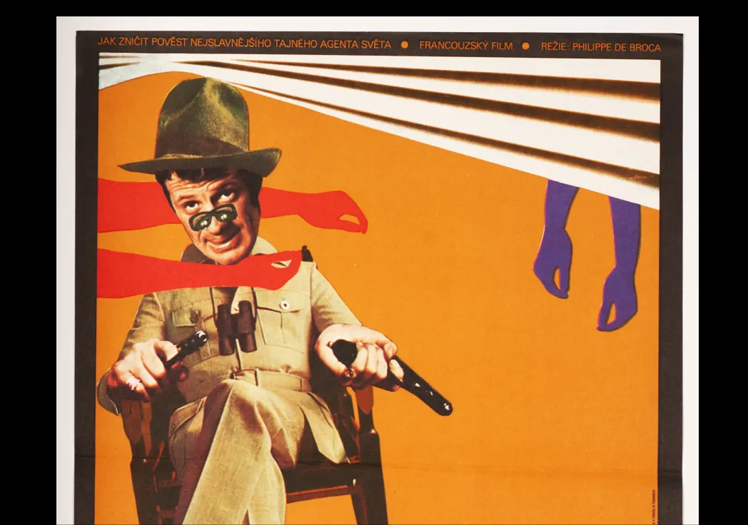 Art Jean Paul Belmondo Collection 4 X Movie Posters Original Czech Poster Art Vol.2 photo