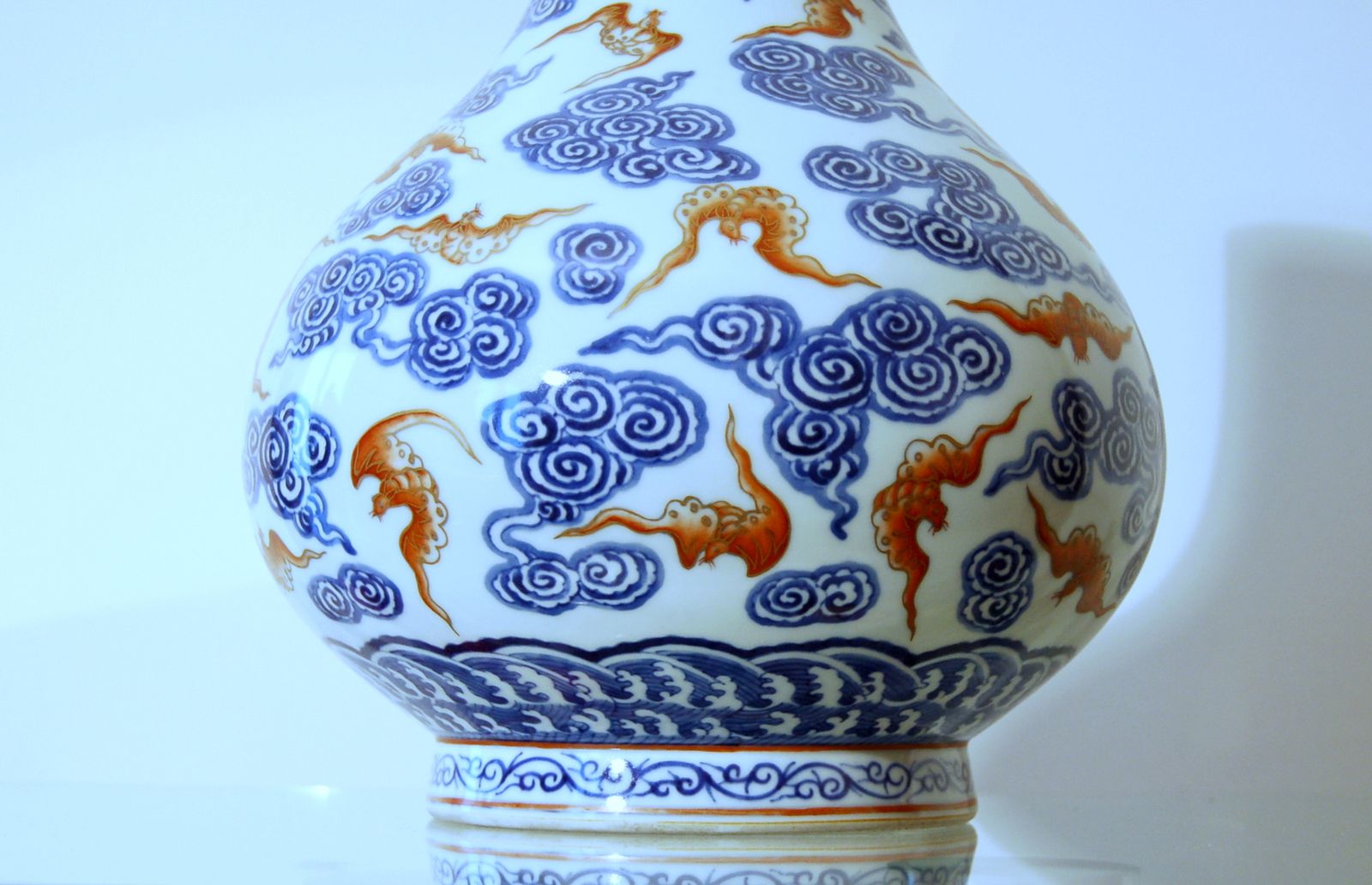 Porcelain Vase Qing Dynasty   Guangxu Period 大清光緒年製 ( 1875 1908 ) photo furniture