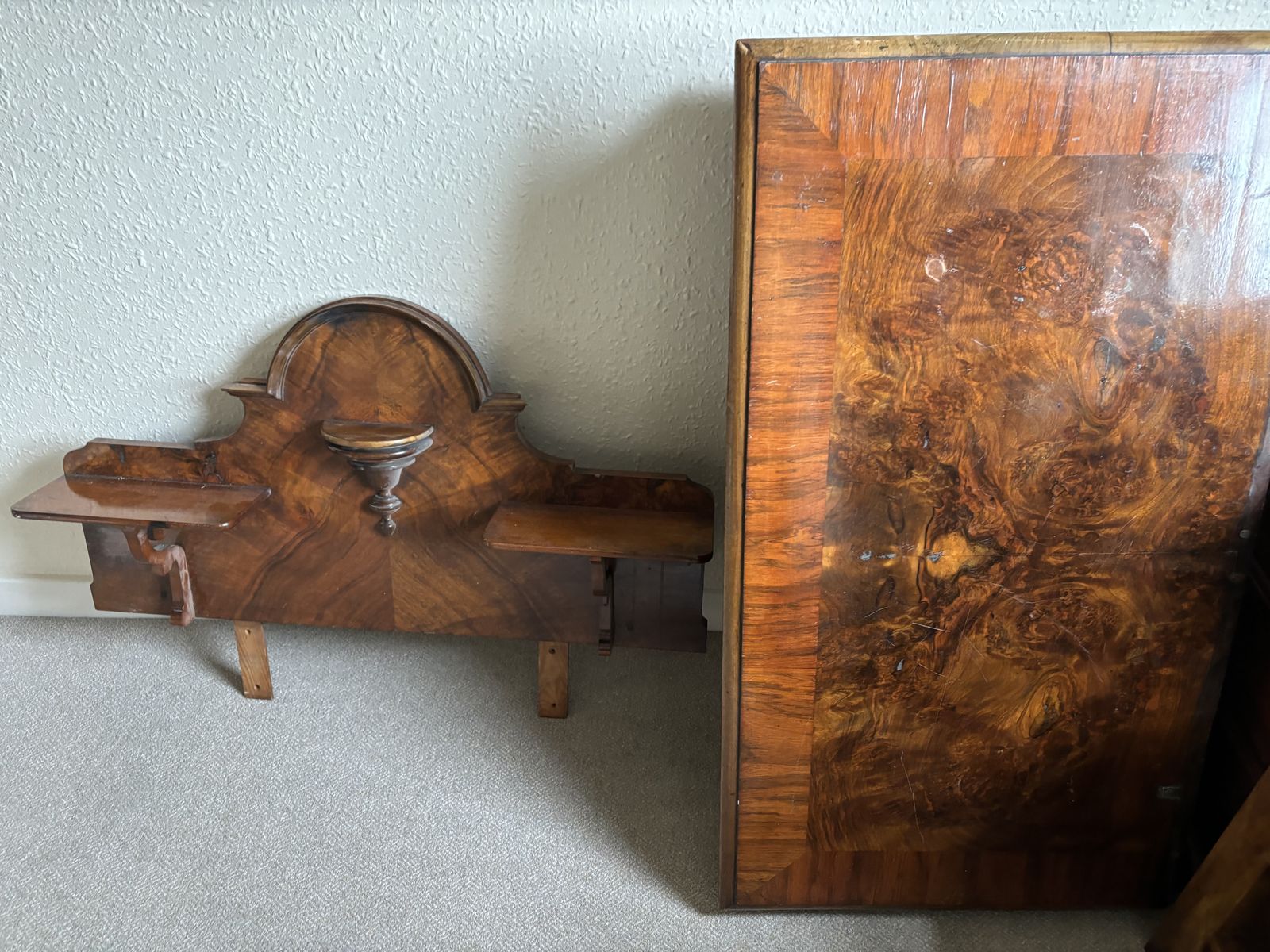 Mahogany 1900 Victorian Ladies Writing Desk photo furniture