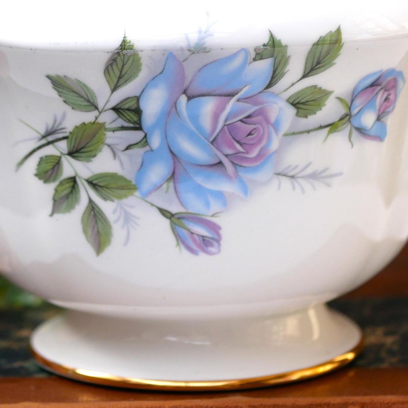 Large Vintage Paragon Tea Pot With 'Blue Moon' Decoration Designed By Harry Wheatcroft English Fine Bone China Afternoon Tea photo buy