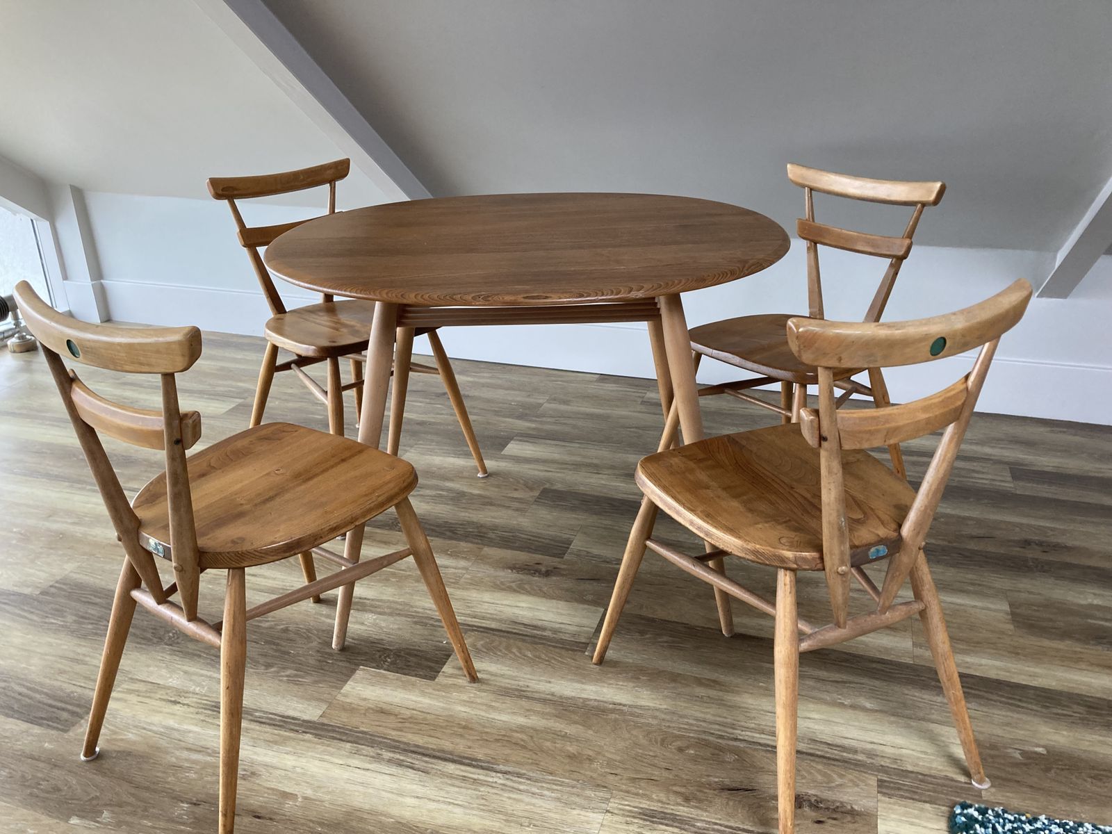 Ercol Oval Breakfast / Dining Table photo vinterior