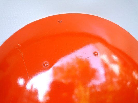 photo furniture Extraordinary Orange And Light Beige Outdoor Mushroom Lamp From Bega, 1950s