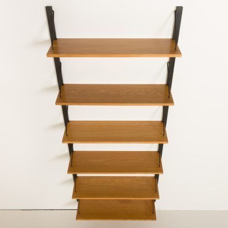 Scandinavian Modular Oak Shelving System, 1960s photo 628.0