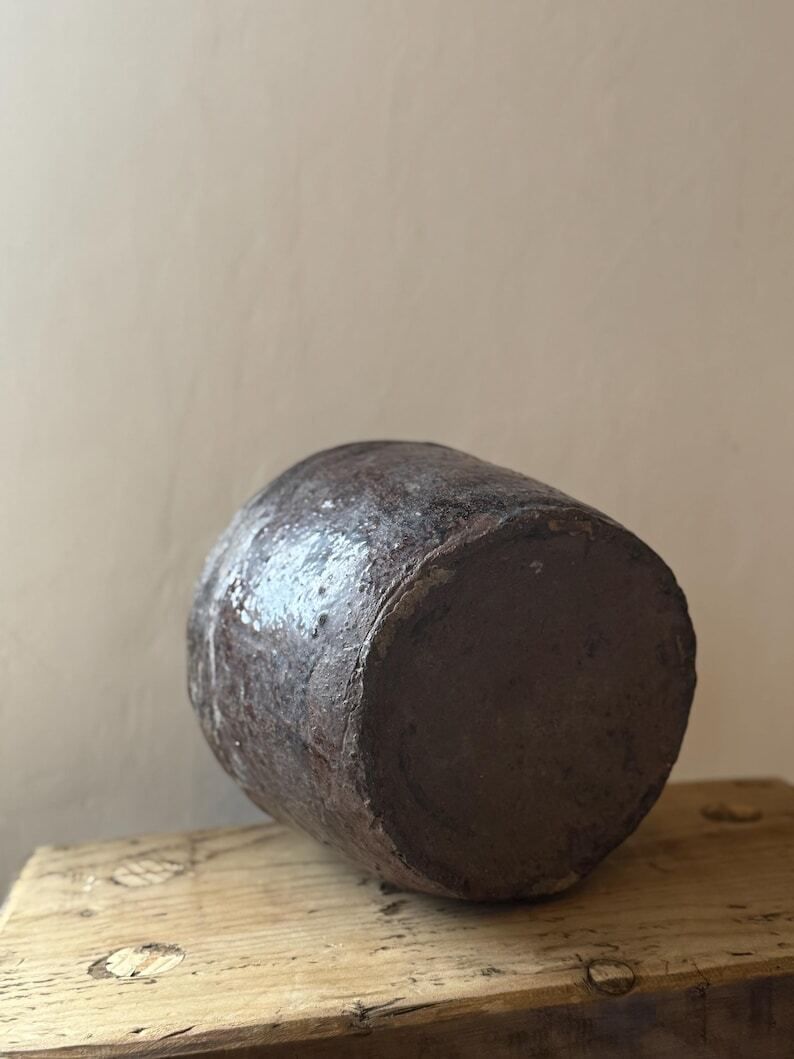 Antique Chinese Glazed Rice Wine Pot photo vinterior