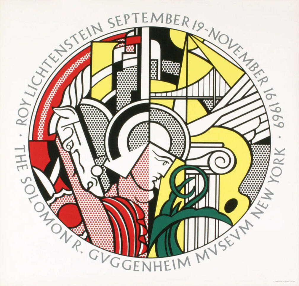 Roy Lichtenstein   Solomon R. Guggenheim Museum Original Vintage Poster