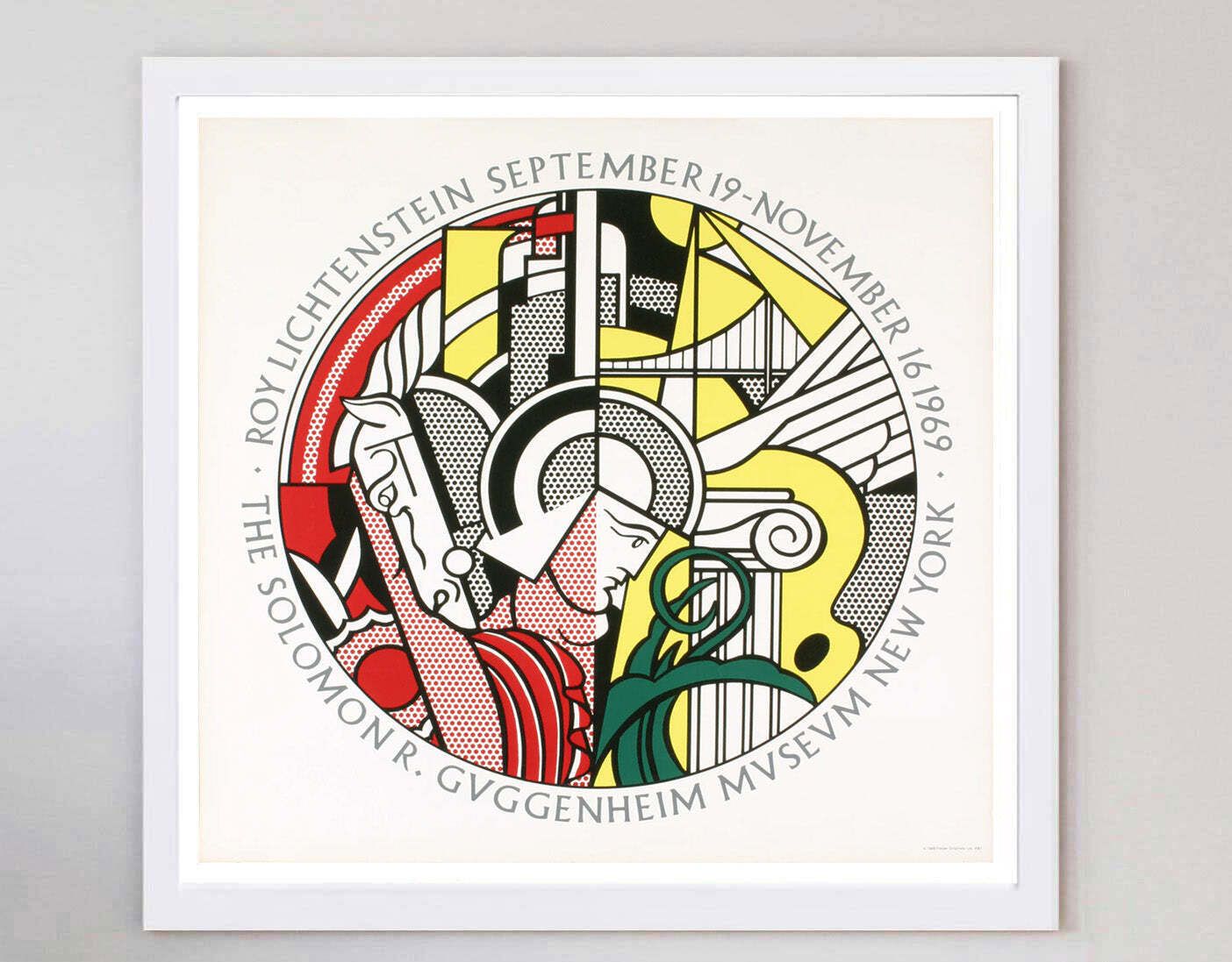 Roy Lichtenstein   Solomon R. Guggenheim Museum Original Vintage Poster photo for sale