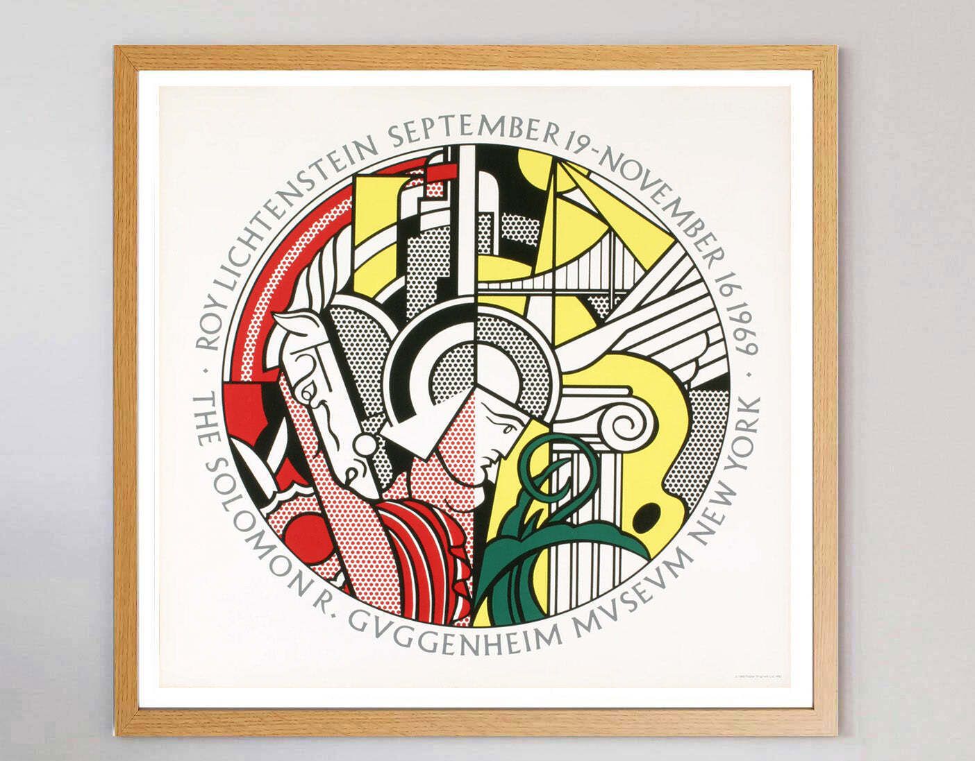 Roy Lichtenstein   Solomon R. Guggenheim Museum Original Vintage Poster photo Art