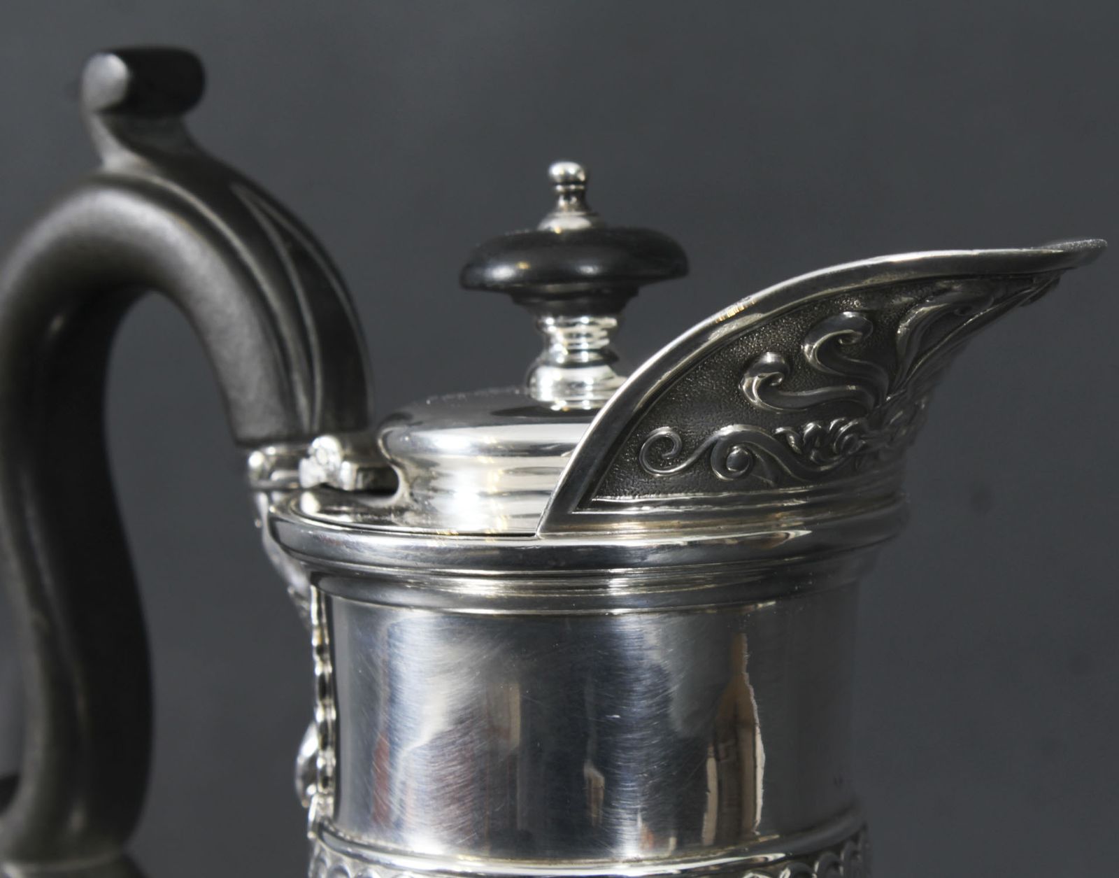 photo for sale Antique Paul Storr Sterling Silver Coffee Biggin On Stand 1809 19th C