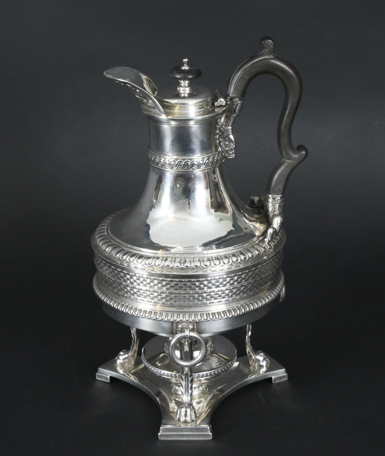 photo buy Antique Paul Storr Sterling Silver Coffee Biggin On Stand 1809 19th C