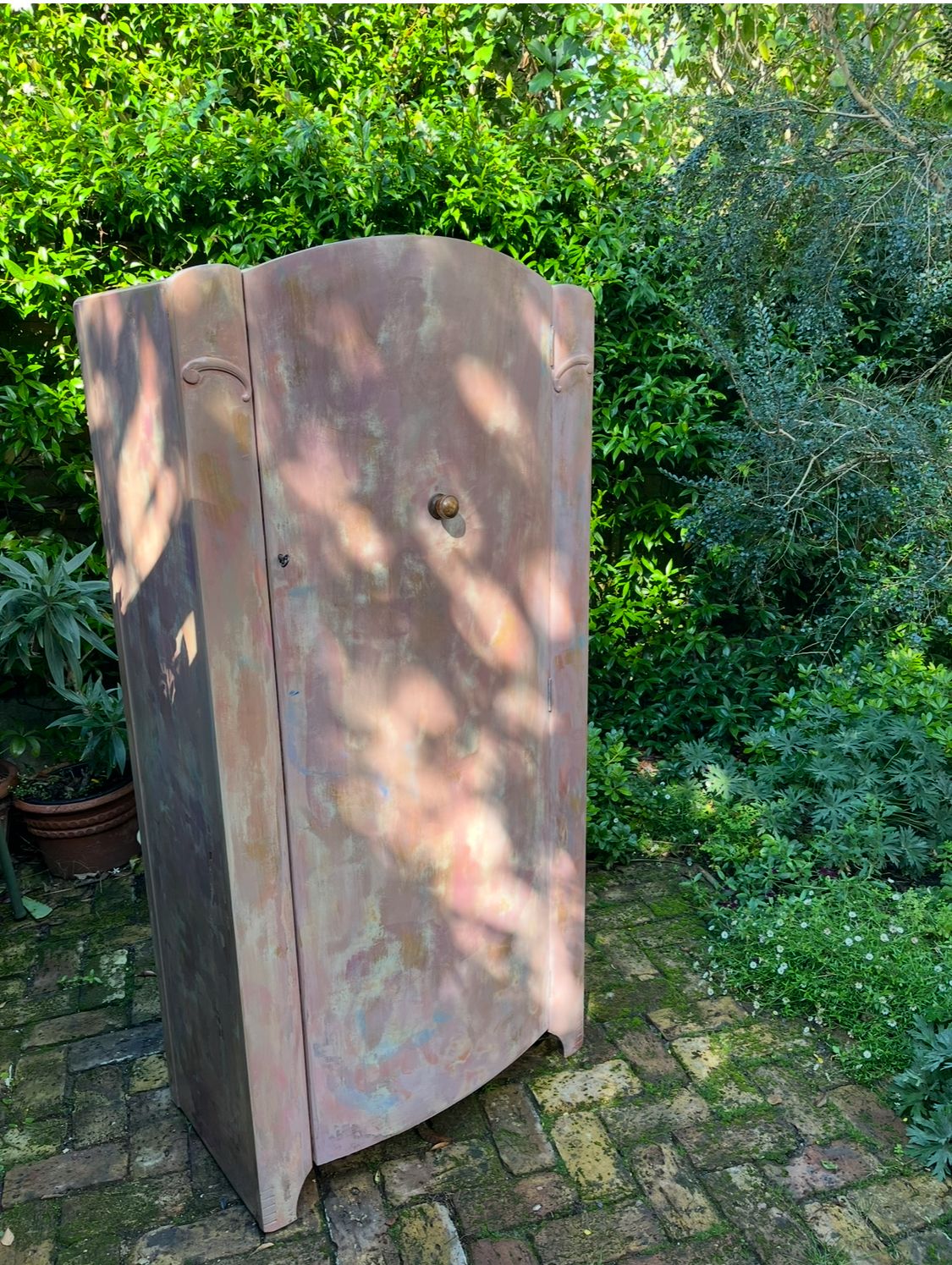 Vintage Distressed Wardrobe 1960s photo furniture