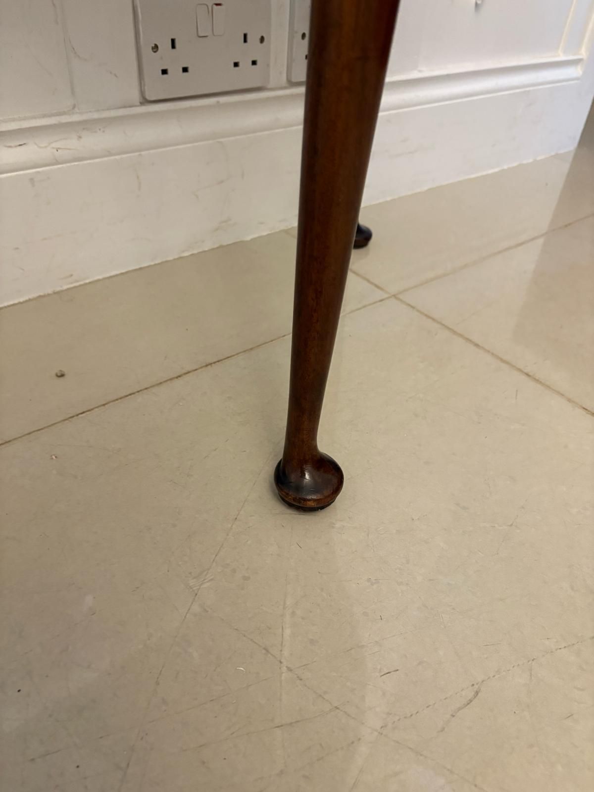 Antique 19th Century Quality Mahogany Demi Lune Shaped Card Table photo furniture
