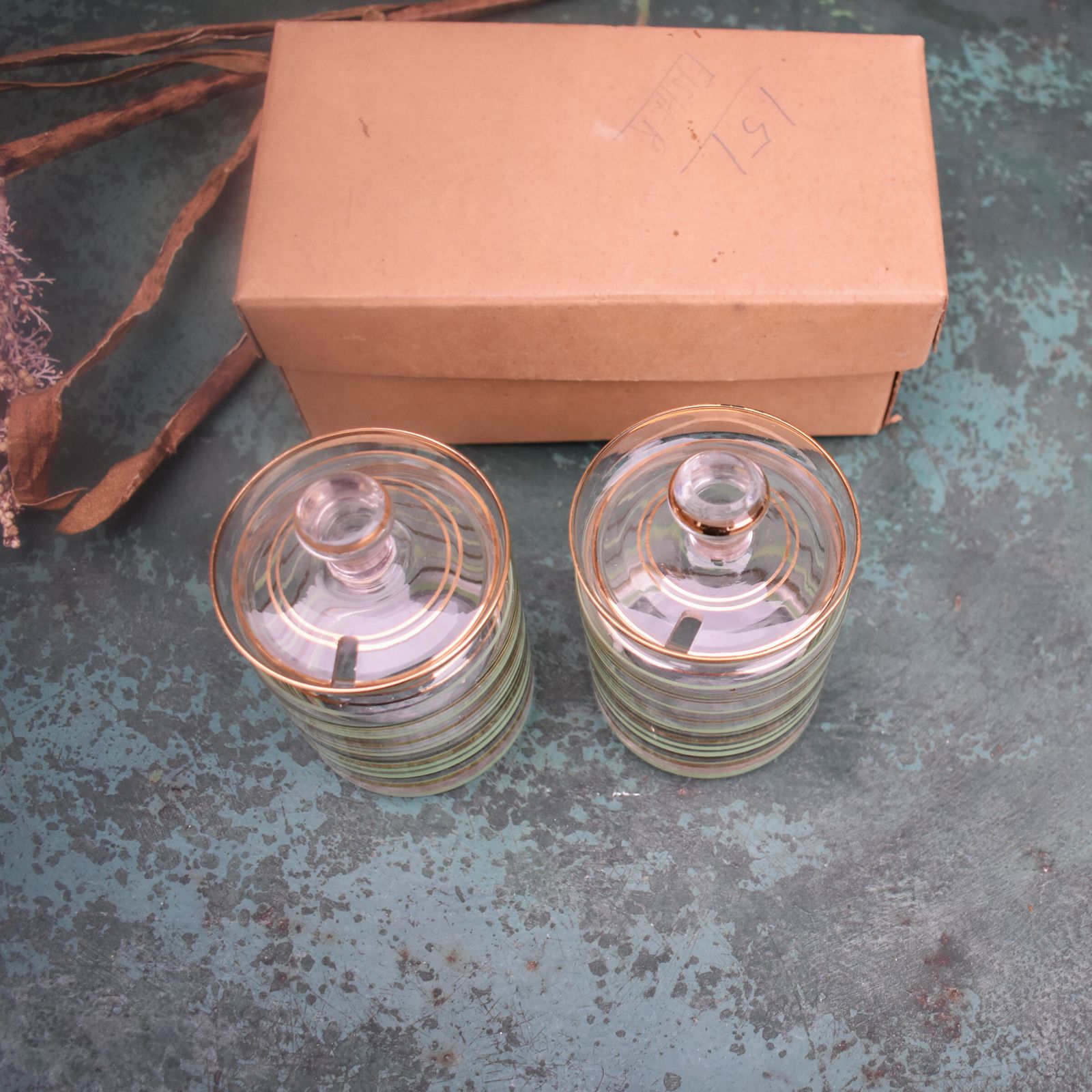 photo for sale Vintage 1951 Dalston Masonic Lodge 3008 Ladies' Festival Gift Jars & Autographs