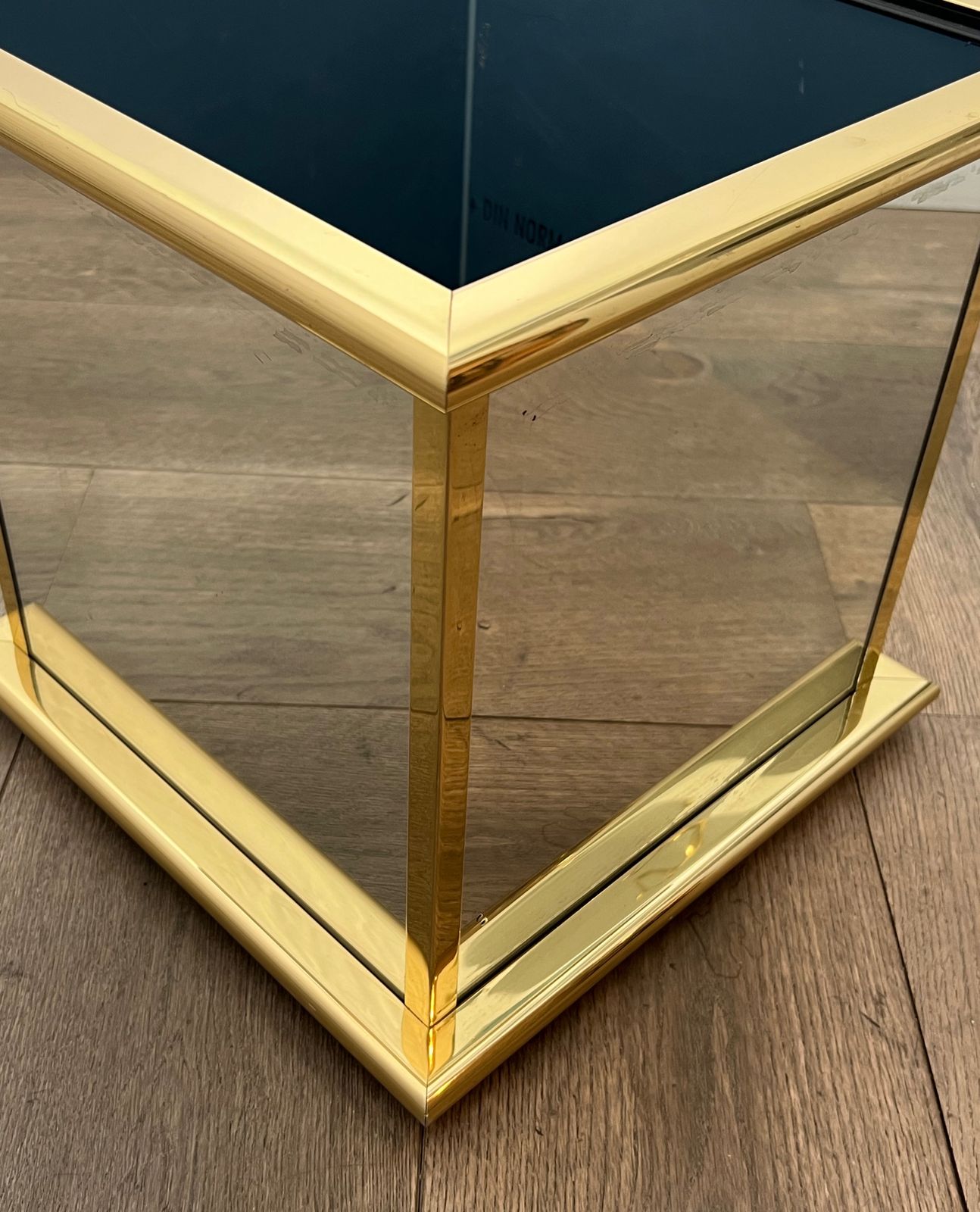 Mirrored And Gold Metal Planter photo buy