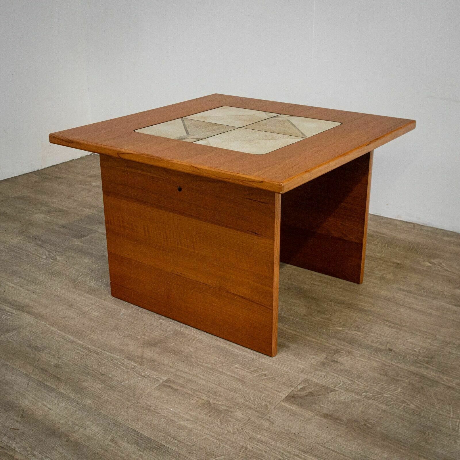 Danish Gangsø Møbler Mcm Tiled Teak Coffee Table photo for sale