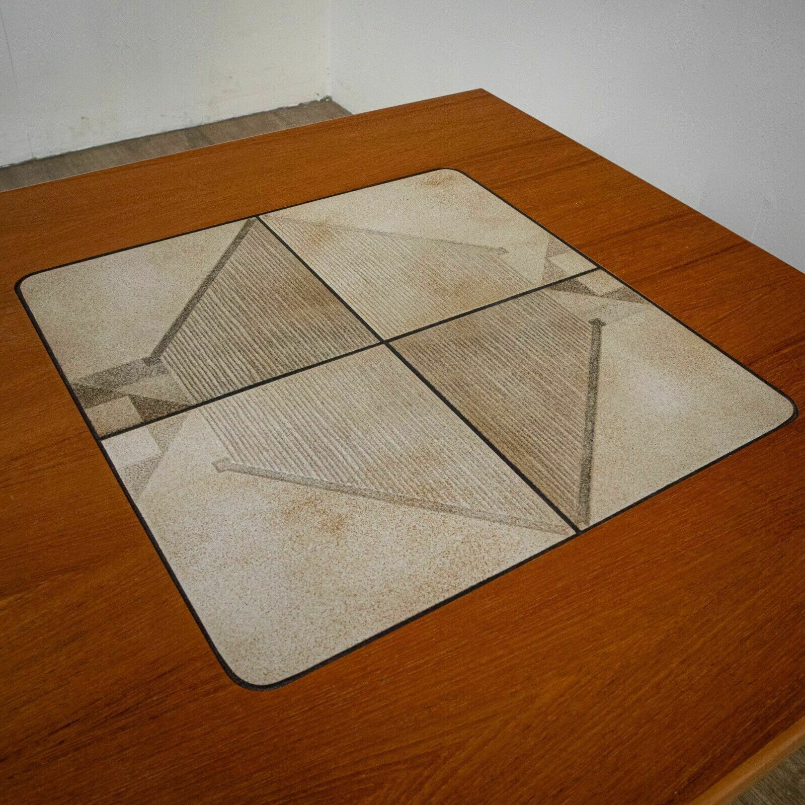 Danish Gangsø Møbler Mcm Tiled Teak Coffee Table photo Furniture