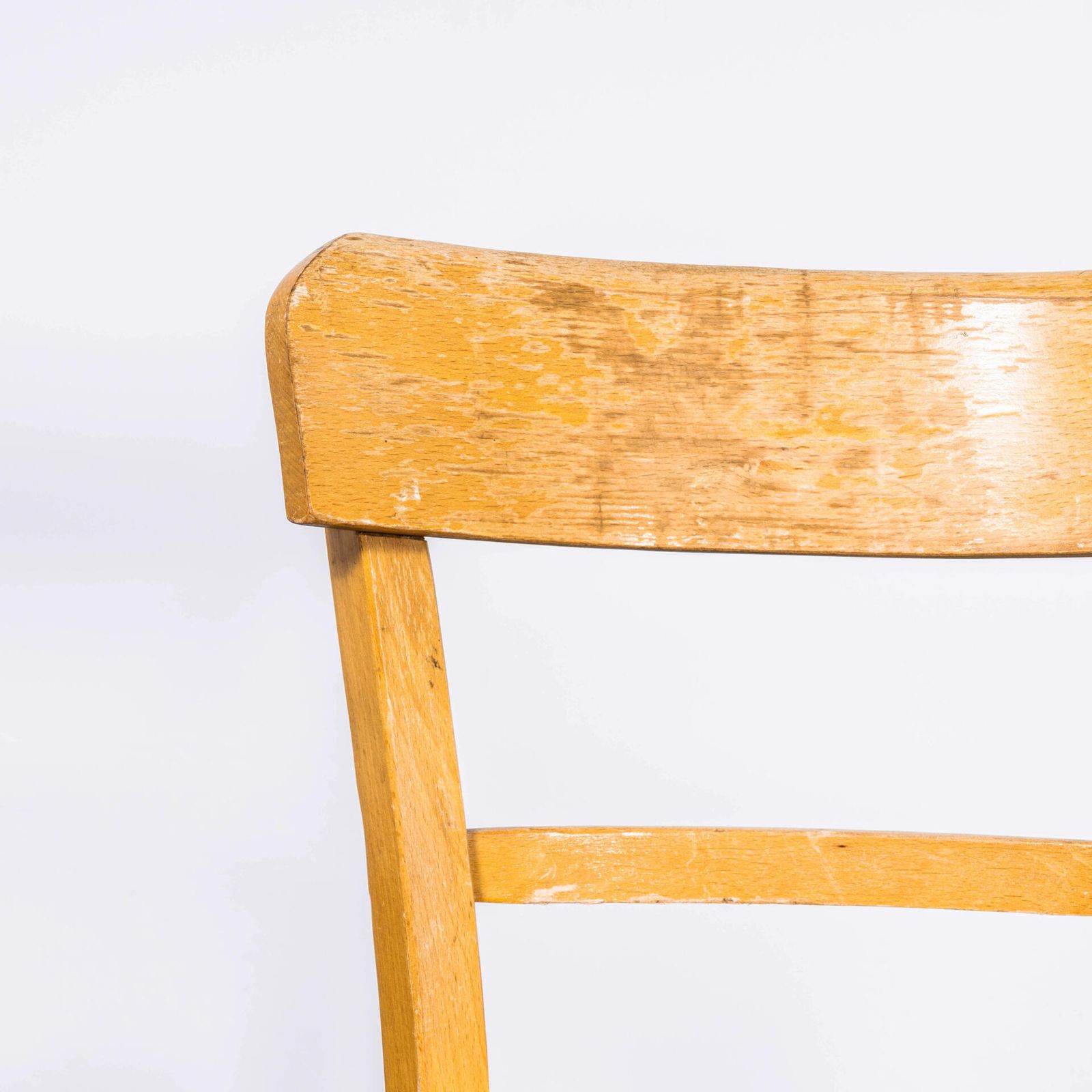 1950’s Blonde Farmhouse Chair With Framed Seat – Small Batch Available photo vinterior