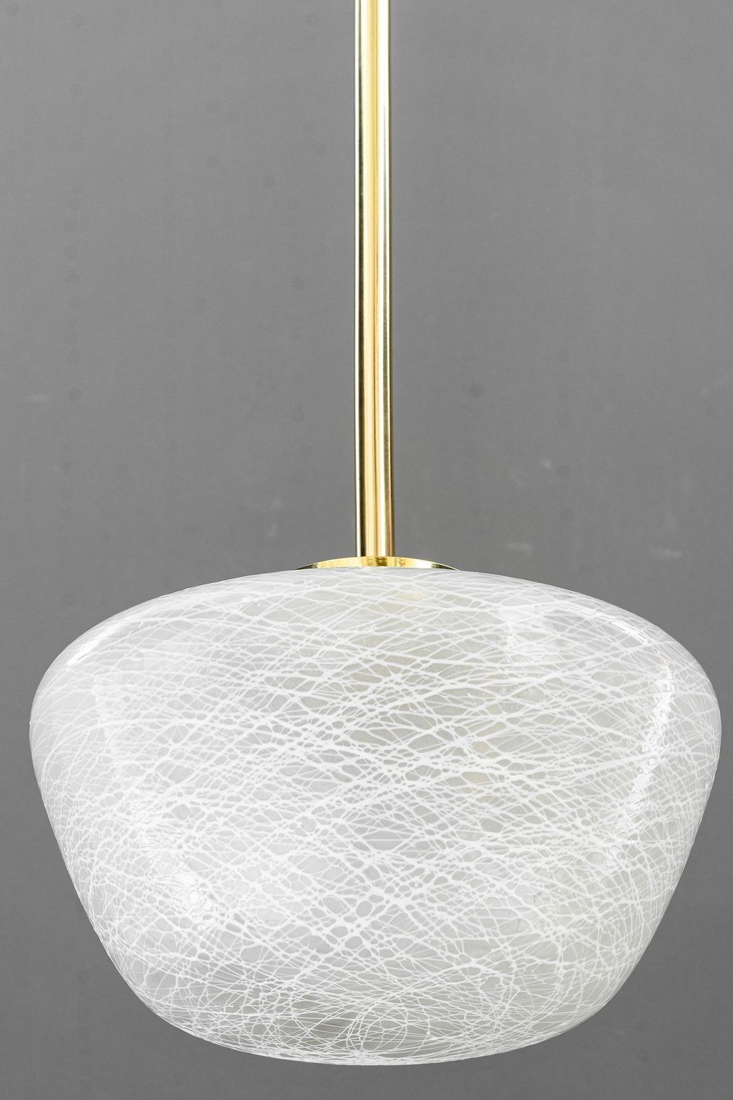 4 Pendants With Glass Shades Vienna Around 1950s photo Lighting