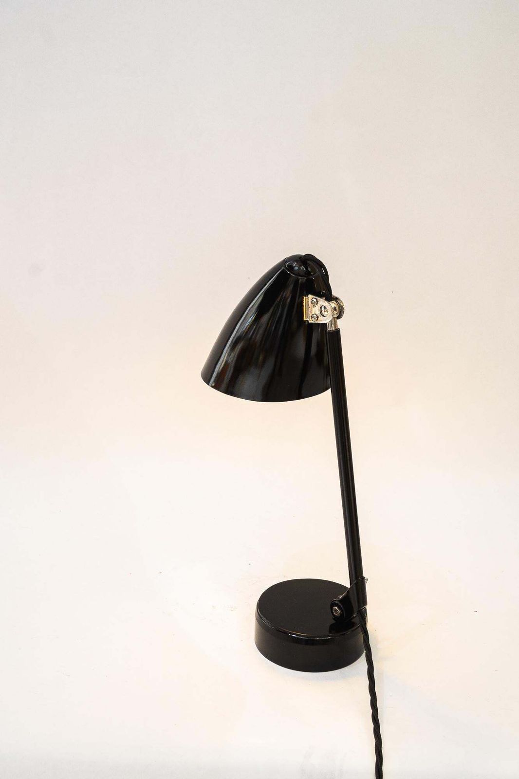 Lighting Rare Model Of A Swiveling Art Deco Table Lamp Vienna Around 1920s photo