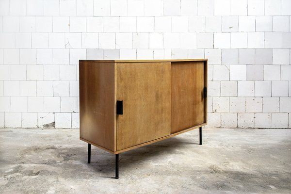 Sideboard In Wood And Iron By Leonardo Fiori For Isa Bergamo, Italy, 1950s photo furniture