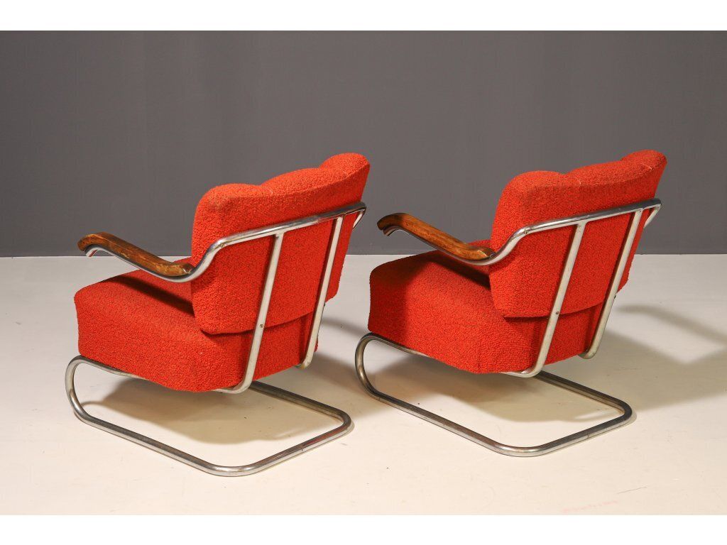 Pair Of Cantilever Armchairs Bauhaus | Thonet, 1930s photo buy