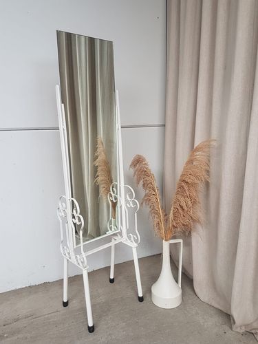 Vtg Mid Century Floor Standing Cheval Mirror Scandi Danish Retro R751 photo furniture