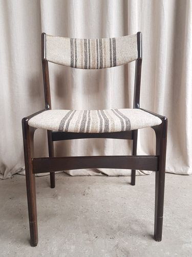 Vtg Mid Century Pair Set 2 Danish Dining Chairs By Erik Buch Scandi Retro R758 photo buy