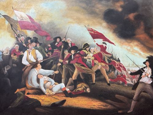Historic After John Trumbull 'The Battle Of Bunker Hill' Artist Robert Lawson photo furniture