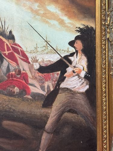photo for sale Historic After John Trumbull 'The Battle Of Bunker Hill' Artist Robert Lawson