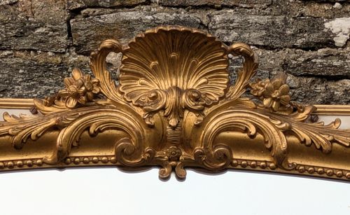 Superb Large French Gilt Chateau Mirror photo 1850.0