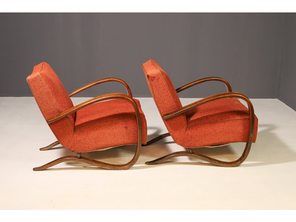 Art Deco Streamline Armchairs H269 By Jindřich Halabala, 1930s, Set Of 2 photo furniture