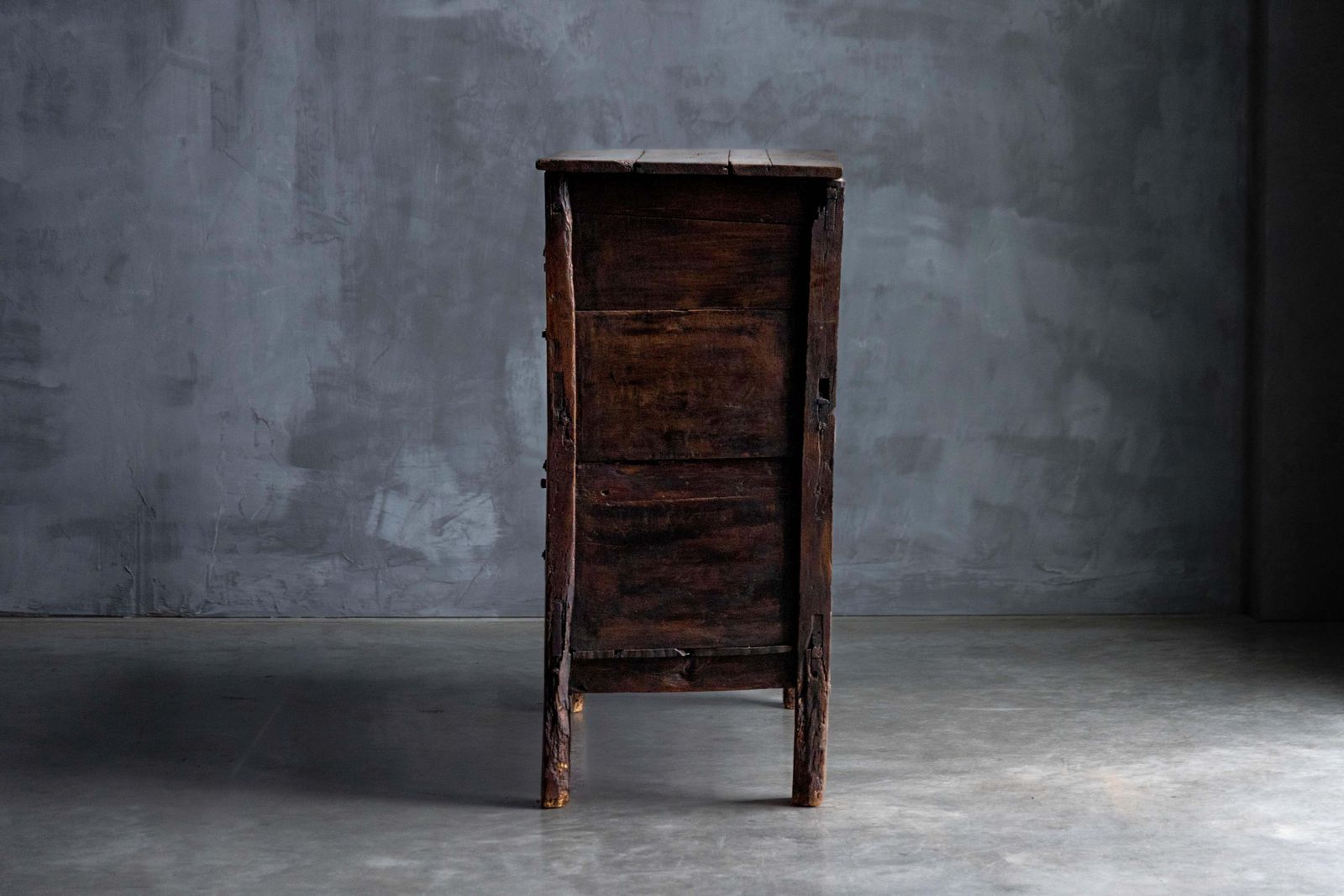 Rustic Folk Art Cabinet, France, 19th Century photo vinterior